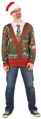 Men S Ugly Christmas Cardigan • $35.14