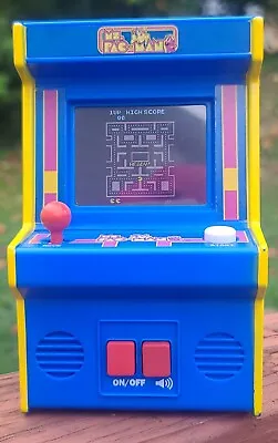5.5” X 3.5” Ms. Pac-Man Retro Mini Arcade Handheld Game With Batteries. • $12