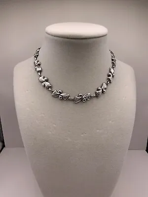 Vintage Danecraft 925 Sterling Silver Choker 14” • $86