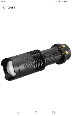 Small  LED AA Flashlight Zoomable Focus Torch Lamp USA • $5.99