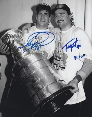 Signed 8x10 MARK RECCHI And FRANK PIETRANGELO  Penguins Photo W/Show Ticket • $39.99