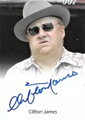 Rittenhouse James Bond Clifton James (JW Pepper) Autograph (Man With Golden Gun) • $65