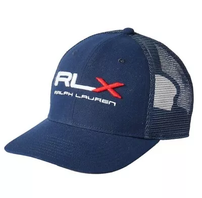 Polo Ralph Lauren RLX Meshback Trucker Strapback Cap CP93 Hi Tech Stadium CP93 • £45