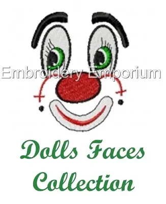 £6.95 • Buy Dolls Faces Collection - Machine Embroidery Designs On Cd Or Usb