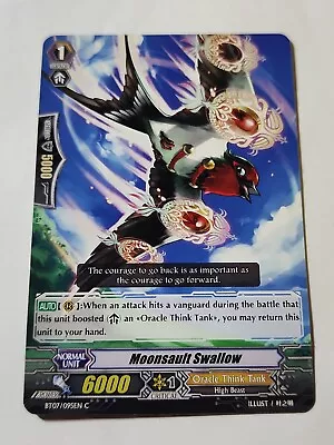 Cardfight!! Vanguard Moonsault Swallow BT07/095EN C CFV NM • $0.99