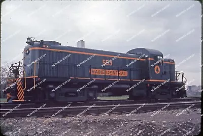 ORIG SLIDE Maine Central 553 RS-2 In Fresh Paint Original Ektachrome Slide P • $4