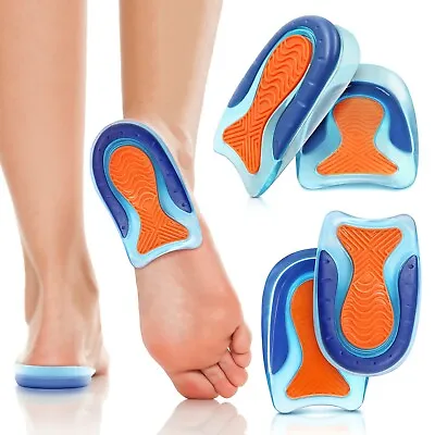 £7.89 • Buy Gel Shoe Inserts Insoles Orthotic Arch Support Plantar Fasciitis Foot Heel Pads