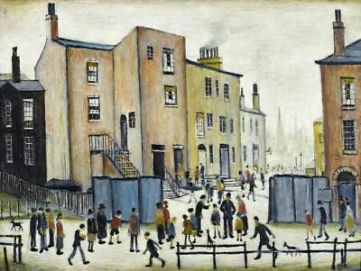 £14.99 • Buy JS LOWRY THE SCHOOL CANVAS FRAMED WALL ART Reproduced OFFICE & HOME DECOR