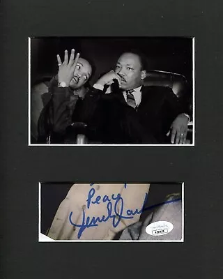 Jesse Jackson Civil Rights Signed Autograph Photo W/ Martin Luther King MLK JSA • $299.99