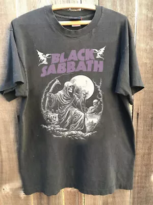 BEST SALE!!!Vintage 80s Black Sabbath Band Tee Band Heavy Metal Shirt S-5XL • $19.99