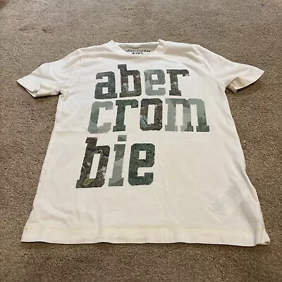 Boys Abercrombie & Fitch T-shirt Age 7-8 • £0.99