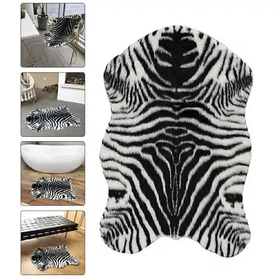 Zebra Floor Rug Animals Bath Mat Bedroom Floor Mat LOVE • $16.51