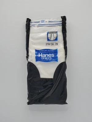 $49.99 • Buy 1977 HANES 3 Pack Mens Classic Briefs Size 34 Vintage Briefs Underwear Made USA