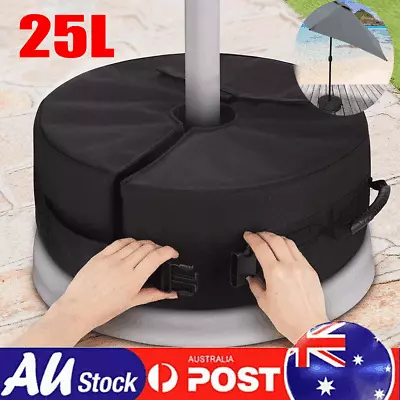 Detachable Round Outdoor Umbrella Tent Base Weight Sand Bag For Garden Sunshade • $18.89