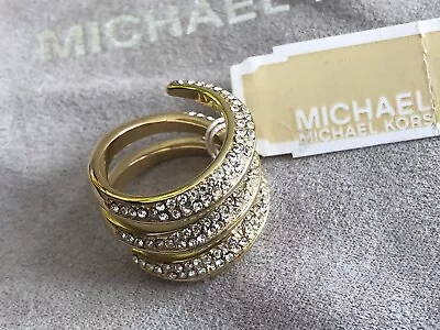 New Michael Kors Size 6 Gold Tone Ring  • $64