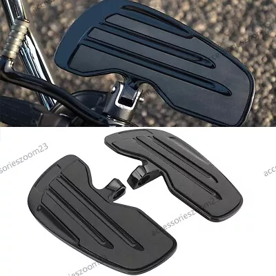 Black Motorcycle Driver Floorboards Foot Boards For Indian Scout Sixty 2015-2024 • $97.98