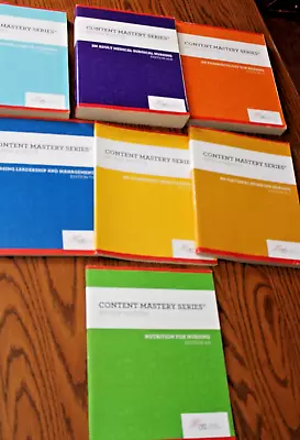 ATI Content Mastery Series Review Modules Set (7) 10.0 RN Nursing '16 NCLEX Prep • $21.95