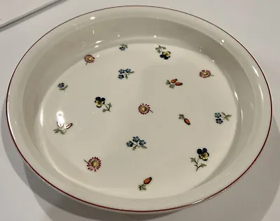 VGC Villeroy & Boch Petite Fleur Quiche Dish Round Baker 10.5” DIA And 1.5” Deep • $44.99