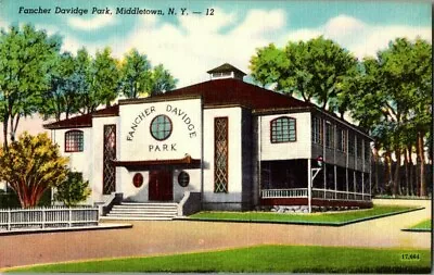 1940'S. FANCHER DAVIDGE PARK. MIDDLETOWN NY POSTCARD Q2 • $6.97