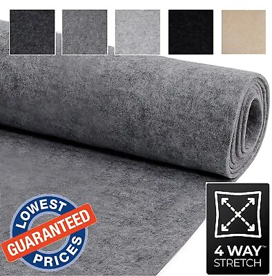 £8.53 • Buy Camper Van Lining Carpet 4 Way Stretch For Vw T5 Transporter Caddy Optional Glue