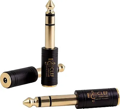 6.3mm 1/4  Male Plug To 3.5mm 1/8  Female Jack Stereo Headphone Audio Adapter 3x • $11.99