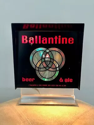 1960's “COLOR MOTION SIGN”BALLANTINE Beer & Ale LIGHTED “KALEIDOSCOPE” AWESOME  • $158.24