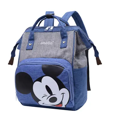 £15.25 • Buy Large Mickey Mummy Baby Diaper Nappy Backpack Travel (Grey+blue)
