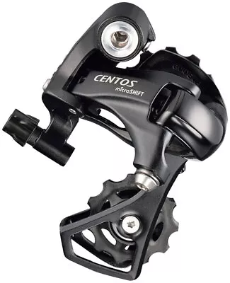 MicroSHIFT Centos Rear Derailleur - 10 Speed Short Cage Black Shimano 4700 Co • $38.99