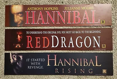 Hannibal Lot Of 3 5x25 Mylar Movie Posters • $45