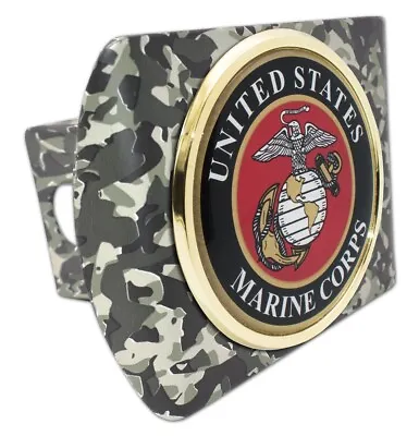 U.S. Marine Corps Seal Urban Camo Metal Hitch Cover • $39.95