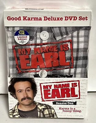 My Name Is Earl Season One 1  Good Karma Deluxe DVD Set Shirt Factory Sealed New • $49.99