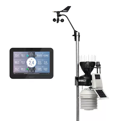 Davis Vantage Pro2 Wireless Weather Station W/WeatherLink Console 24hr Fan A... • $1461.69