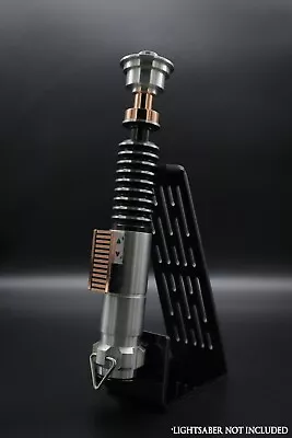 Classic Piano Black Vertical Acrylic Lightsaber Stand V2 • $36.36