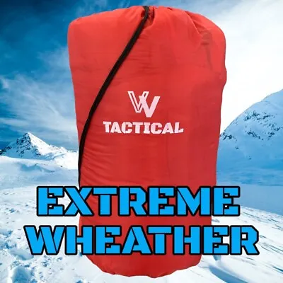 0 Degree Winter Sleeping Bag Adult - Cold Weather 4 Seasons Portable Waterproof • $32.99