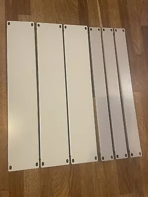 £40 • Buy Set Of 6  !  19 Inch Rack Mount Blanking Plate /Panel Light Grey 1U 2U