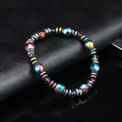 Magnetic Healing Therapy Arthritis Bracelet Hematite Weight Loss Pain Relief • £2.76