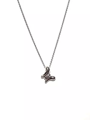 Auth TIFFANY & CO. Sterling Silver 925 Butterfly Necklace By Elsa Peretti NEW • $225