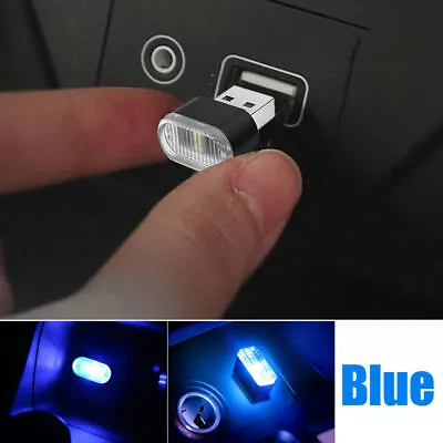 USB LED Car Interior Light Neon Atmosphere Ambient Lamp Bulb Light Accessories • $2.73