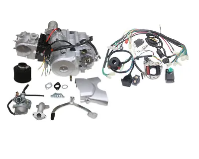 125cc ATV Engine Motor Semi Auto 3 Speed Reverse 110cc 70 90cc 4 Wheeler Go Kart • $418.46