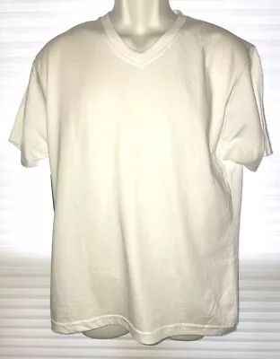 $8.99 • Buy Premium Men's Plain Blank V-neck T Shirt Short Sleeve Tee Lot Galaxy Brand USA