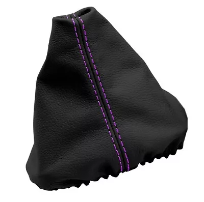 Manual Shift Boot Cover Leather For VW Jetta Vento MK3 1991-1998 Purple Stitch • $28.99