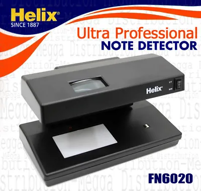 Helix UV Light Fake/Counterfeit Money Bank Paper/Polymer Note Checker/Detector • £10.95