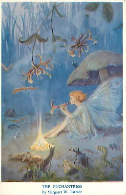 Fantasy Postcard S/A Margaret Tarrant The Enchantress Fairy Medici Society 184 • $13.49