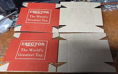 New 20's Original A.c. Gilbert Erector Set Part Box The Worlds Greatest Toy Lt2 • $9.95