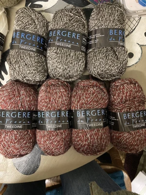 £15 • Buy 7 Balls Of Bergere De France Tweedine Wool Mixed Lot