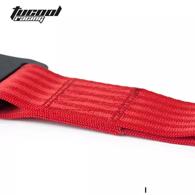 High Strength Racing Tow Strap Set For Front Rear Bumper Towing Hook Red 1pcs AU • $14.85