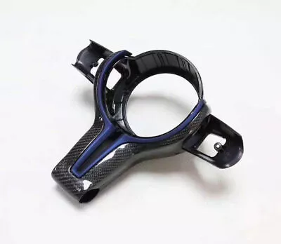 For BMW F20 F30 F32 F10 F12 F25 F26 F16 M Steering Wheel Trim Carbon Fibe Blue • $289.22