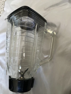 $10 • Buy Oster Osterizer 5 Cup Replacement Glass Blender Jar Lid & Blade Compatible￼