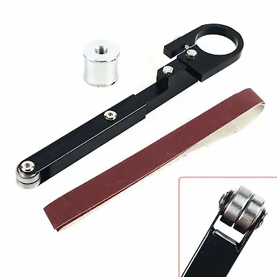 Belt Sander Attachment Kit Bracket Angle Grinder Sanding Polisher+Belt Stable • $19