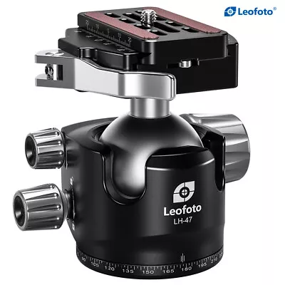 【Leofoto USA】Leofoto LH-47LR Ball Head With LR-60 Lever Release Clamp | Arca • $199.20